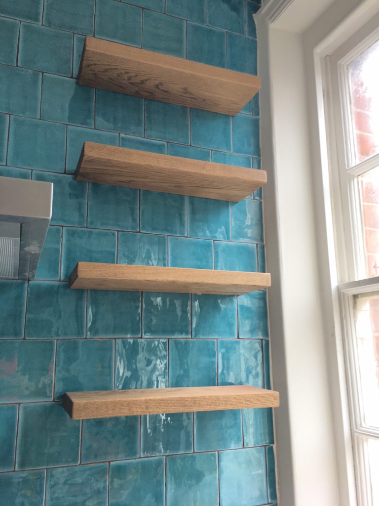 Kitchen Floating Shelves Made To Measure By Bespoke Nature