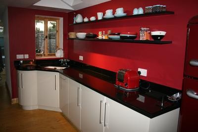 Kitchen floating shelves made to measure