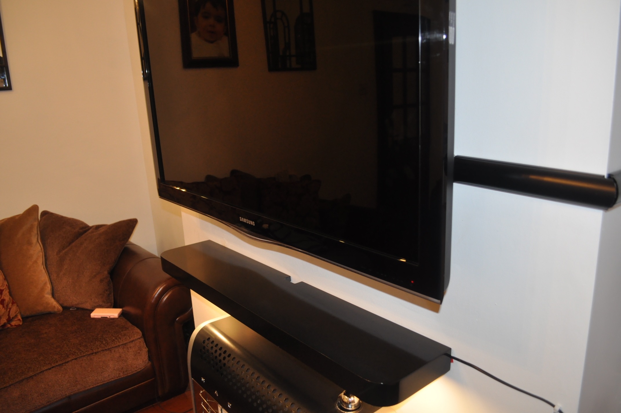 Gallery of floating shelves with lights Bespoke Nature